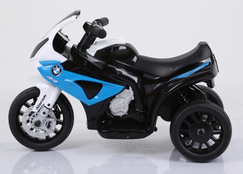 BMW S1000RR kindermotor 6V blauw