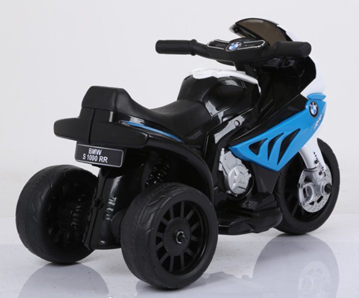 BMW S1000RR kindermotor 6V blauw