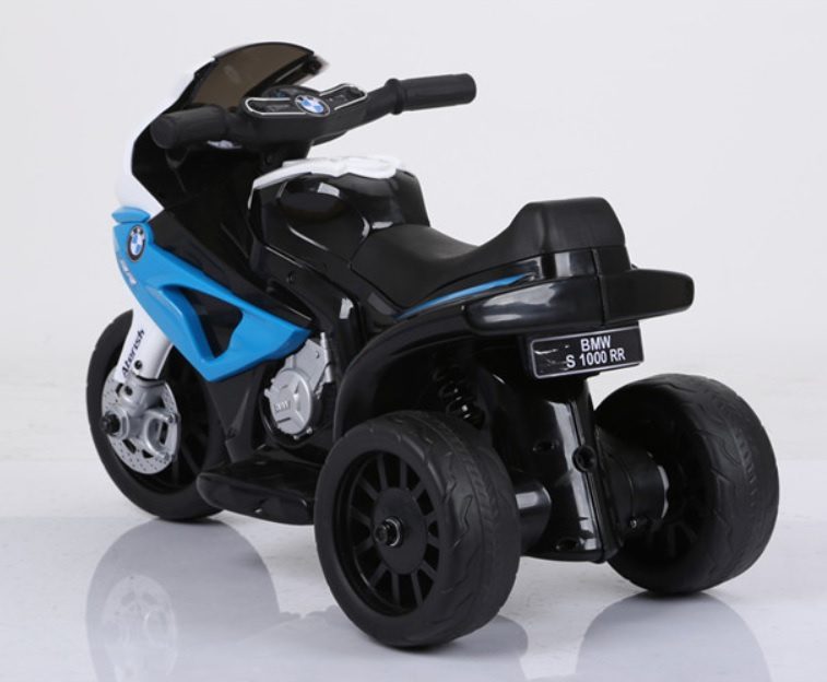BMW S1000RR kindermotor 6V blauw