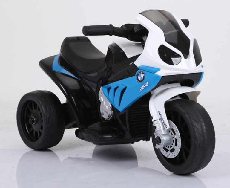 BMW S1000RR kindermotor 6V blauw