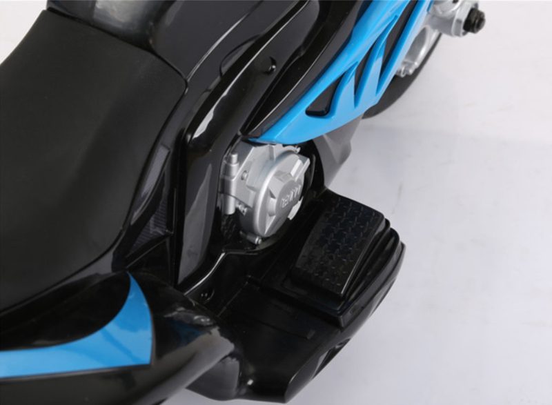 BMW S1000RR kindermotor 6V blauw
