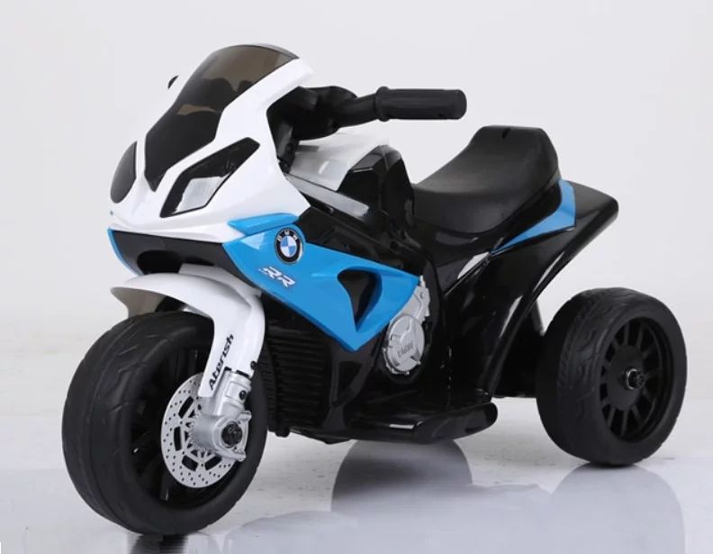 BMW S1000RR kindermotor 6V blauw