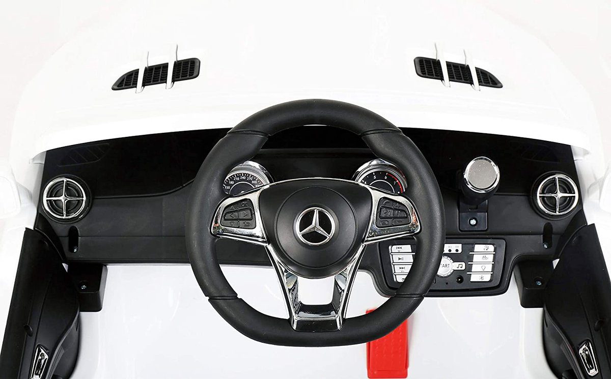 Mercedes-Benz SL500 Elektro-Kinderauto 12V weiß mit Fernbedienung