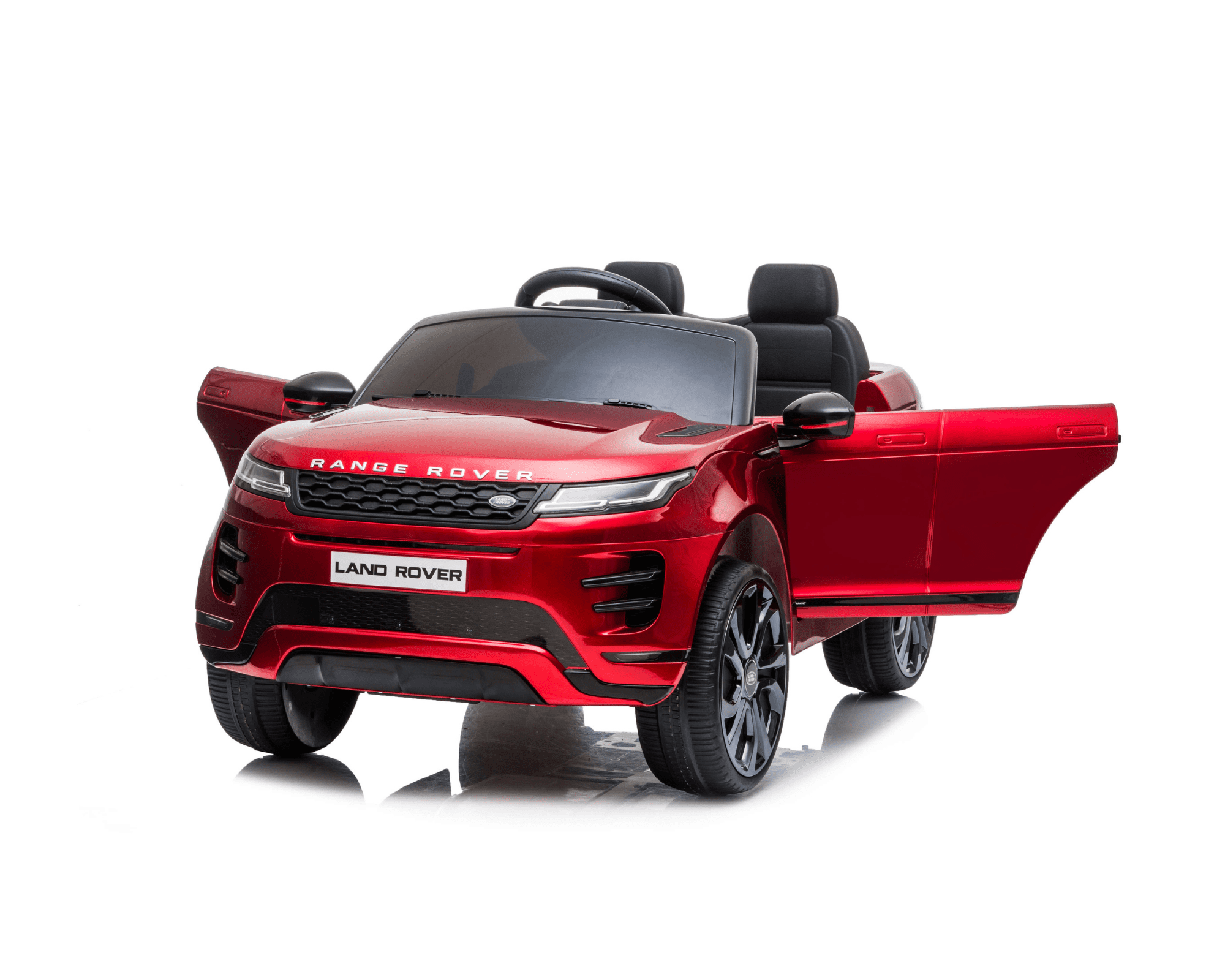 4x4 Range Rover Evoque Elektrische Kinderauto Hoogglans Rood