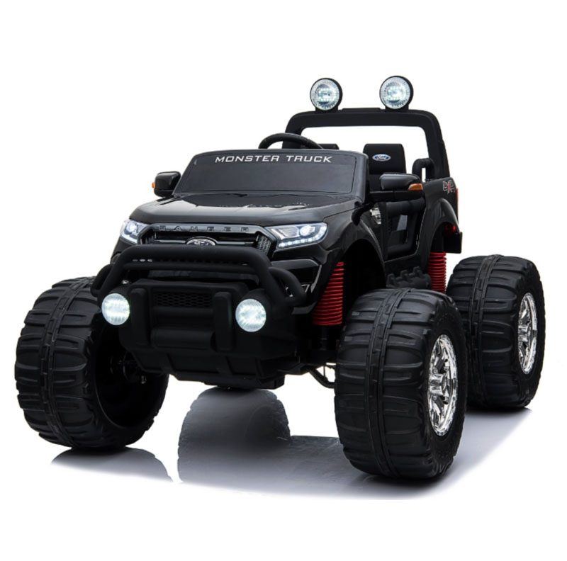 Ford Ranger Monster Truck 4×4 metallic zwart RC, Leder & bluetooth & MP4 Touchscreen