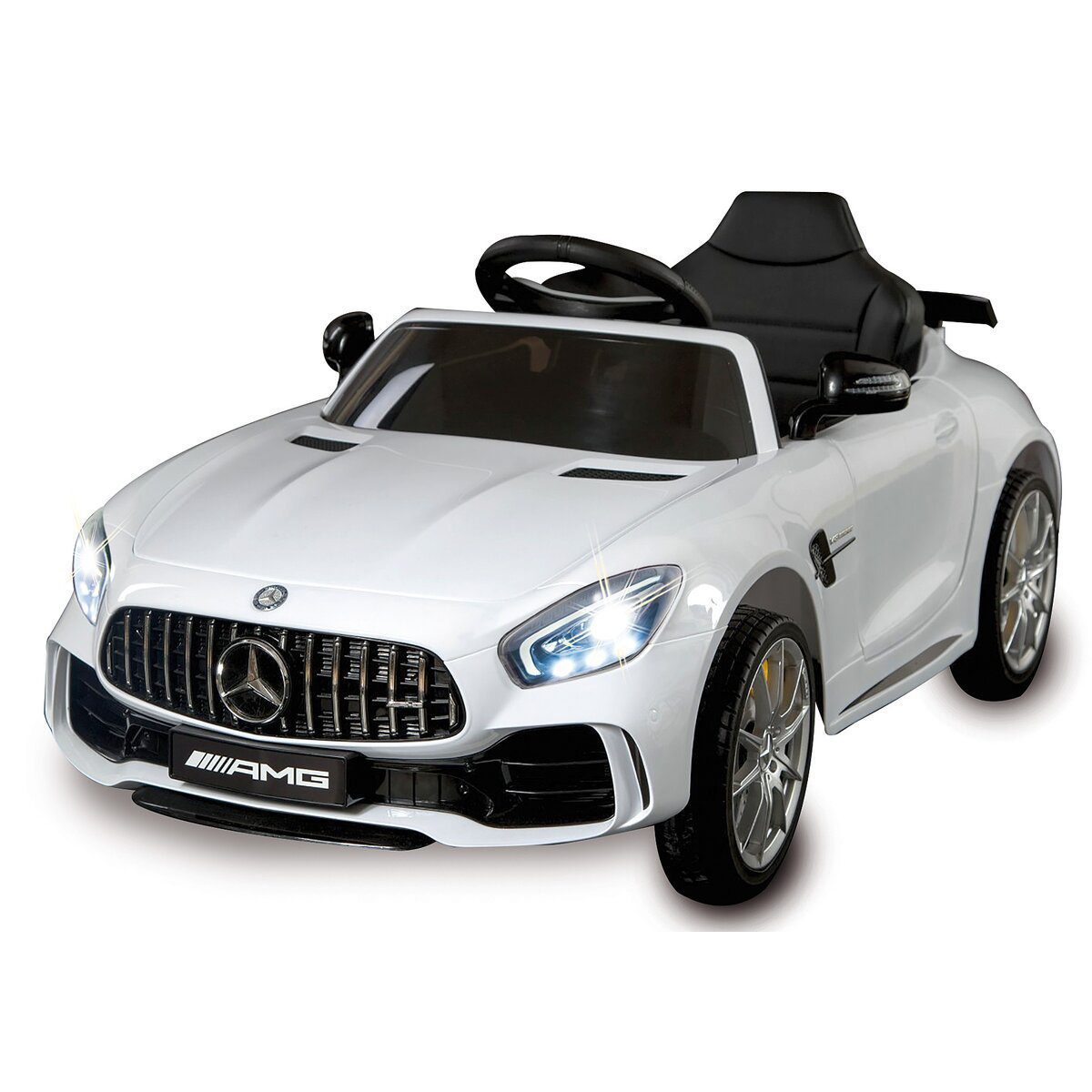 Mercedes-Benz GT-R AMG wit 12V Afstandsbediening, MP3, AUX /leder / rubberband