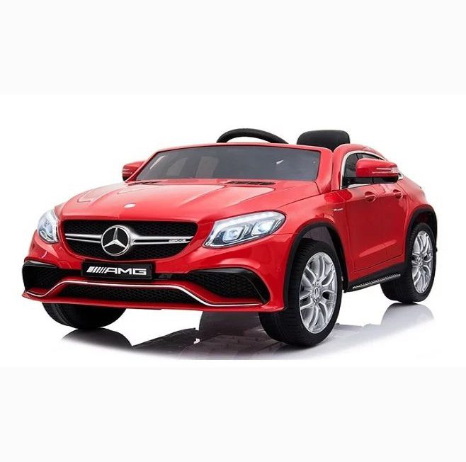 Mercedes GLE63 AMG Metallic rood 12v afstandsbediening leer