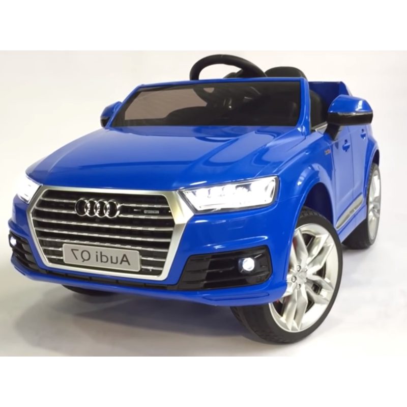 Audi Q7 Metallic blauw 2.4GHz Mp3