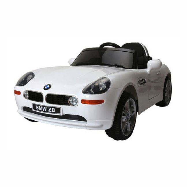 BMW Z8 12v wit Afstandsbediening / mp3 / rubberbanden