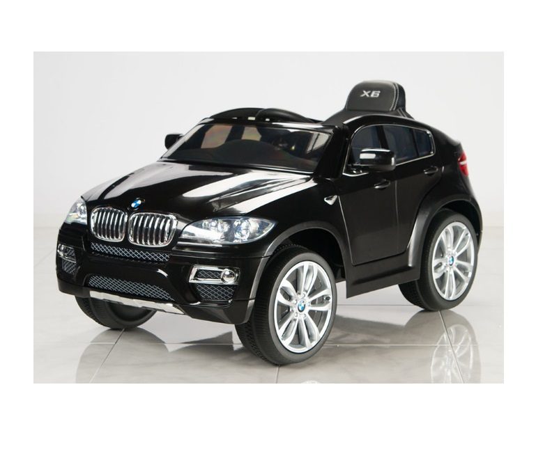 BMW X6 12v zwart Metallic FM radio rubberbanden