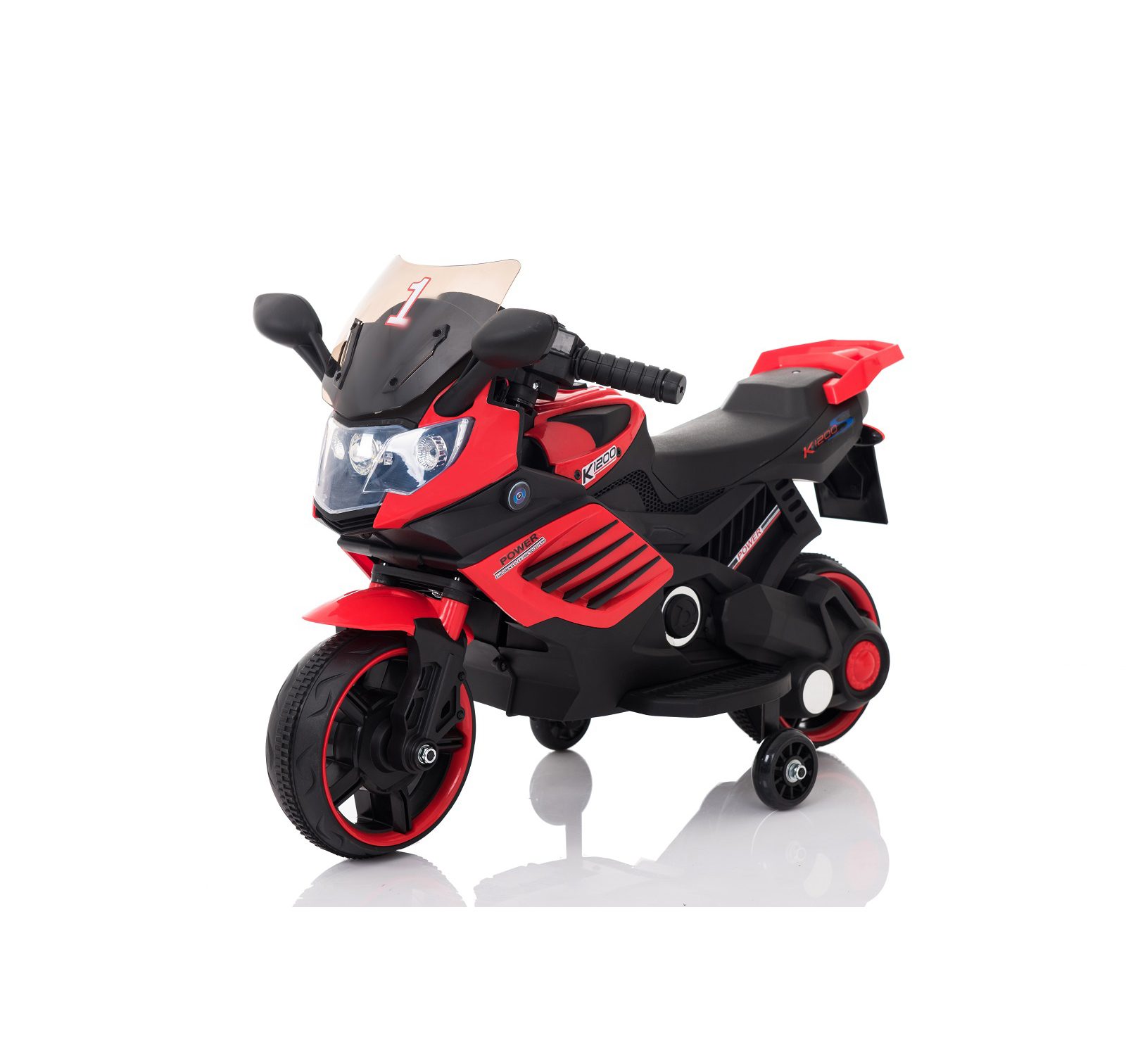 BMW K1200S Look kinder motor 6v rood /zwart met geluidjes