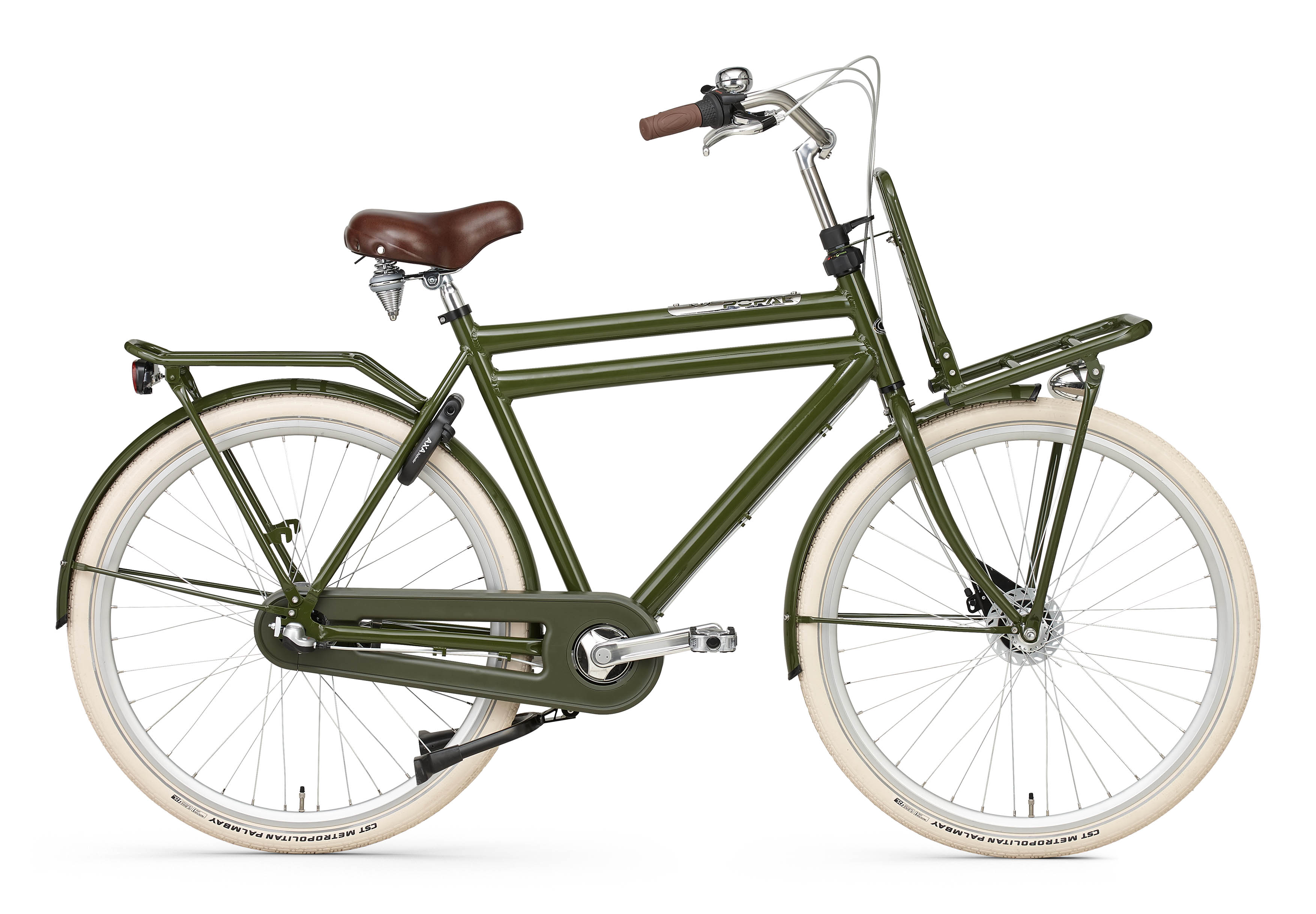 Daily Dutch Prestige N3 RB 28 inch transportfiets groen - Omidbikes