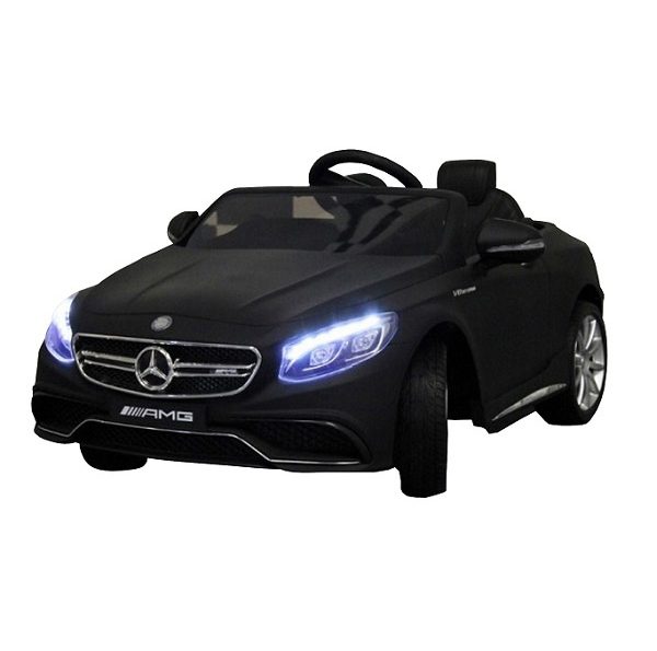 Mercedes S63 AMG Mat zwart 12v leder